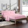 100% Egyptian Cotton, 6 - Piece Sheet Set, Pure Sateen Weave & 400 Thread Count Hotel-Collection Bedding Sheets with Fitted Sheet 15-16 Inches Deep Pocket-Pink Solid,Queen Size. view 2