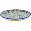 Polmedia Polish Pottery Dessert Plate - Blooming Night Pattern Handmade in Boleslawiec Poland + Certificate of Authenticity view 2