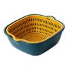 6Pcs Kitchen Multi-Layer Fruits Vegetable Washing Basket Kits/Kitchen Sink Colander Set/for Soaking and Washing Placing Fruit/Vegetables L-2Pcs view 1