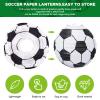 Chengu 12 Pcs Sports Paper Lanterns Sport Themed Birthday Party Decorations Supplies 8 Inch Baseball Basketball Soccer Football Ornaments Bulk for Ceiling Hanging Ball Party Favors Decors Centerpieces view 3