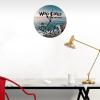 LetusZhogo Who Cares I'm Retired Clock,Monaco Sea Clock,Retired Clock,Retirement Gift,Funny Gift for Retirement,Funny Retired Gift,Funny,Funny Clock view 4