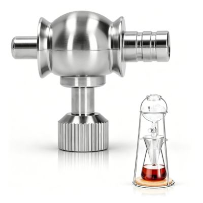Water Drip Coffee Maker Valve, Cold Brew Coffee Maker Slow Drop Faucet Valve Stainless Steel Regulating Valve Coffee Pot Accessories