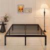 Maenizi 16 Inch King Bed Frame No Box Spring Needed, Heavy Duty King Platform Bed Frame Support Up to 3000 lbs, Easy Assembly, Noise Free, Black view 3