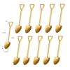 20 Pack Shovel Shape Demitasse Espresso Spoon, 4.7 Inches Stainless Steel Mini Coffee Spoons for Dessert,Tea, Appetizer, Party Supplies, Gold view 1