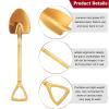 20 Pack Shovel Shape Demitasse Espresso Spoon, 4.7 Inches Stainless Steel Mini Coffee Spoons for Dessert,Tea, Appetizer, Party Supplies, Gold view 2