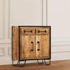 CHARMMA Sideboard 25.6"x11.8"x27.6" Solid Mango Wood view 2