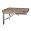 Anderson Teak Teak Wall Mount Folding Chair - Genuine Grade-A Teak - 500 lb Capacity 17" W view 1