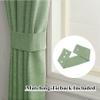 Fcosie Extra Long Curtains 10-24 ft Length, Solid Luxury Linen Drapes for High Ceilings, Room Darkening Curtain Panels with Grommet Top, Loft Drapes Window Treatments (Lagoon, 50" W x 168" L) view 4