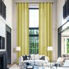 Fcosie Extra Long Curtains 10-24 ft Length, Solid Luxury Linen Drapes for High Ceilings, Room Darkening Curtain Panels with Grommet Top, Loft Drapes Window Treatments (Rattan, 50" W x 168" L) view 1