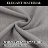 Fcosie Extra Long Curtains 10-24 ft Length, Solid Luxury Linen Drapes for High Ceilings, Room Darkening Curtain Panels with Grommet Top, Loft Drapes Window Treatments (Parchment, 50" W x 168" L) view 2