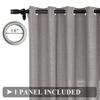 Fcosie Extra Long Curtains 10-24 ft Length, Solid Luxury Linen Drapes for High Ceilings, Room Darkening Curtain Panels with Grommet Top, Loft Drapes Window Treatments (Parchment, 50" W x 168" L) view 3