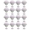 Tvoip 16 Pcs Duvet Clips Set, Duvet Pins, Duvet Button,Quilt Fixing Clips Duvet Cover Clips Mushroom Round Fixing Clips with Buttons Bedroom Duvet Fixing Holder Non-Slip (Gray) view 1
