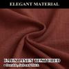 Fcosie Extra Long Curtains 10-24 ft Length, Solid Luxury Linen Drapes for High Ceilings, Room Darkening Curtain Panels with Grommet Top, Loft Drapes Window Treatments (Cinnabar, 50" W x 168" L) view 2