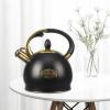 3Quart Whistling Tea Kettle Classic Teapot Stainless Steel Teakettle with Cool Grip for Stovetop view 3