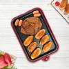 Health and Home Multifunction Nonstick Baking Maker with 3 Interchangeable Baking Plates for Fried Eggs, Fried Steak, Takoyaki, Cake Pops, Grill Maker, RED-1 view 3
