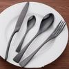 Black Silverware Set for 6, TWEE 24-Piece Stainless Steel Flatware Cutlery Set for Home Restaurant Wedding Party, Modern Ergonomic Design, Knife/Fork/Spoon Dinnerware sets Dishwasher Safe view 1