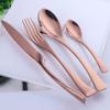 Gold Silverware Set for 6, TWEE 24-Piece Stainless Steel Flatware Cutlery Set for Home Restaurant Wedding Party, Modern Ergonomic Design, Knife/Fork/Spoon Dinnerware sets Dishwasher Safe view 3