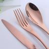Gold Silverware Set for 6, TWEE 24-Piece Stainless Steel Flatware Cutlery Set for Home Restaurant Wedding Party, Modern Ergonomic Design, Knife/Fork/Spoon Dinnerware sets Dishwasher Safe view 4