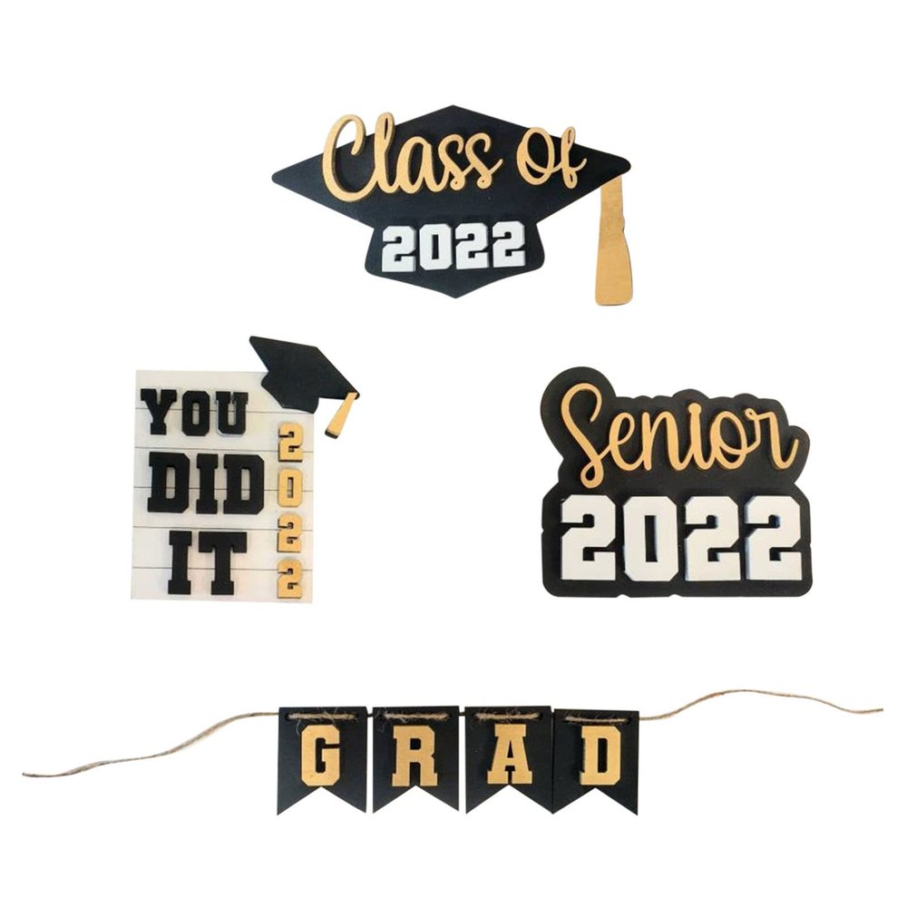 Graduation Season Tiered Tray Decoration Graduation Theme Design for Graduation Season Admission Season Home Decor Gifts