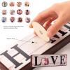 2022 New Wooden Suction Stone Ornaments 12 Replaceable Wooden Signs a Variety of Styles Decorative Holiday Home Decor Gifts view 3