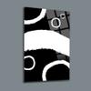 Abstract Pattern Set Of 3 Wall Decor , Glass Wall Art, Frameless Free Floating Tempered Glass Panel, Living Room Decoration (27.5W x 39.3H  70x100cm Each Piece) view 4