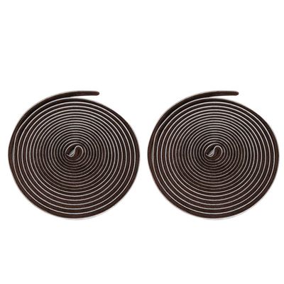 Adhesive Sealing Strip Weatherstrip for Window and Doors House Soundproofing, Door and Window Seals, Windproof, Even Better Stickiness Household Dust(2Pcs 9by5mm), Door and Window Seals, Adhesi