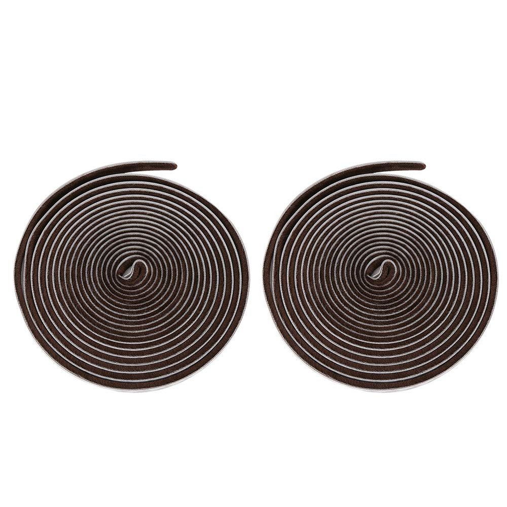 Adhesive Sealing Strip Weatherstrip for Window and Doors House Soundproofing, Door and Window Seals, Windproof, Even Better Stickiness Household Dust(2Pcs 9by5mm), Door and Window Seals, Adhesi
