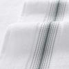 Aston & Arden Aegean Ombre Stripe Bath Towels, Pack of 2, 100% Turkish Cotton 600 GSM Oversized Bathroom Towels for Spa or Hotel, 30 x 60 in, Slate Grey view 2