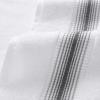 Aston & Arden Aegean Ombre Stripe Bath Towels, Pack of 2, 100% Turkish Cotton 600 GSM Oversized Bathroom Towels for Spa or Hotel, 30 x 60 in, Pewter Grey view 2