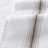 Aston & Arden Aegean Ombre Stripe Bath Towels, Pack of 2, 100% Turkish Cotton 600 GSM Oversized Bathroom Towels for Spa or Hotel, 30 x 60 in, Sand view 2