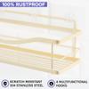 KINCMAX Shower Caddy Organizer - Self Adhesive Wall Shower Shelf - Stainless Steel Bath Shampoo Holder and Storage Rack view 2
