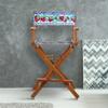 Casual Home 24" Director's Chair Honey Oak Frame-Strawberry Park view 2