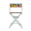 Casual Home 24" Director's Chair White Frame-Calypso Fruit view 1