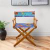 Casual Home Natural Frame/Tropical Sea Canvas 18" Classic Height Directors-Chairs, 21.75" W x 17" D x 33.75" H view 2