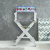 Casual Home 24" Director's Chair White Frame-Strawberry Park view 2