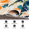 Rugshop Bergamo Contemporary Floral Non-Shedding Patio Deck Backyard Indoor/Outdoor Runner Rug 2' x 7' Multi view 3