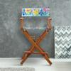 Casual Home 24" Director's Chair Honey Oak Frame-Garden Flowers view 2