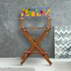 Casual Home 24" Director's Chair Honey Oak Frame-Calypso Fruit view 2