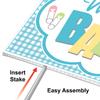 Beistle Corrugated Plastic Baby Shower Yard Sign Outdoor Lawn Decoration With Metal Stake view 3
