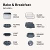 Brava Oven Bake & Breakfast Set: 10-in-1 Touchscreen Countertop Smart Oven, Air Fryer, 6-Slice Toaster, Slow Cooker, Reheater, Dehydrator, Rice Cooker, Healthy & User Friendly, Auto-Shut Off, 1800W view 2