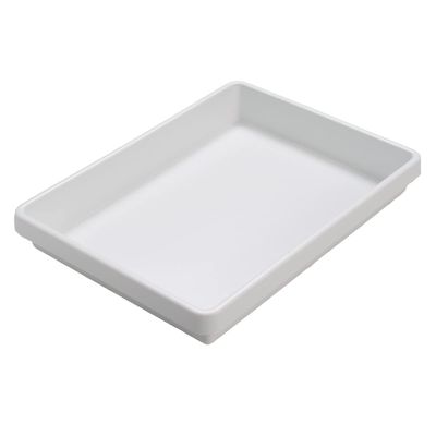 50190 - TrippNT Small 1 Compartment Drawer Organizer - Drawer Organizer Tray White Styrene with 1 Compartment 17 1/8 X 2 3/8 X 13 1/8 inches WHD
