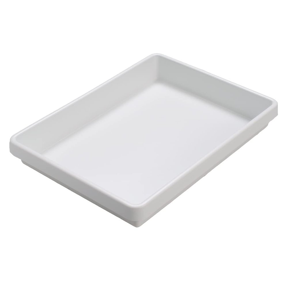 50190 - TrippNT Small 1 Compartment Drawer Organizer - Drawer Organizer Tray White Styrene with 1 Compartment 17 1/8 X 2 3/8 X 13 1/8 inches WHD