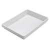 50190 - TrippNT Small 1 Compartment Drawer Organizer - Drawer Organizer Tray White Styrene with 1 Compartment 17 1/8 X 2 3/8 X 13 1/8 inches WHD view 1