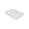 50159 - TrippNT 2 Pocket Drawer Organizer - Drawer Organizer Tray Pocket White Styrene with 2 Compartments 9 3/4 X 2 3/4 X 13 3/4 inches WHD view 1