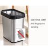 Kitchen Garbage Can Creative Indoor Trash Can Kitchen Trash Can Household Lidless Trash Can Stainless Steel Waste Container for Living Room Bedroom Bathroom Bathroom Waste Basket ( Color : B ) view 4