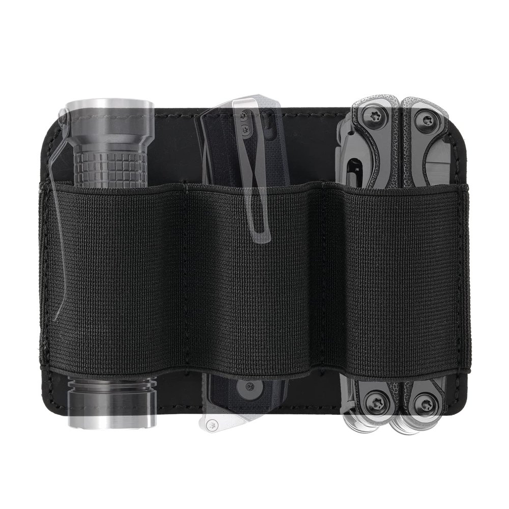 VIPERADE PL6 Tactical Modular EDC Organizer, Elastic Insert Pouch Panel With Hook Backed Accessories Holder, Attachment for Backpack, Tactical Vest, Bag