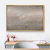SIGNLEADER Framed Canvas Print Wall Art Dark Brown Storm Cloud Landscape Abstract Shapes Illustrations Modern Art Decorative Minimal Relax/Calm for Living Room, Bedroom, Office - 16"x24" Natural view 3