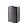 Kitchen Garbage Can Large-capacity Stainless Steel Lidless Long Barrel Large-caliber Square Office Living Room Bedroom Kitchen Trash Can 20L Bathroom Waste Basket ( Color : Silver , Size : 20l ) view 1