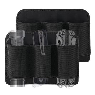 VIPERADE PL6 Tactical Modular Organizer, EDC Elastic Organizer Holder, Insert Pouch Panel Hook Backed Accessories Holder, Attachment for Backpack, Tactical Vest, EDC Bag (2pcs, M)