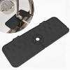 PLSDOIT Silicone Faucet Mat,Sink Splash Guard,Silicone Faucet Handle Drip Catcher Mat,Kitchen Faucet Handle Drip Catcher Mat,Foldable Silicone Faucet Splash Water Catcher Mat (Black) view 1